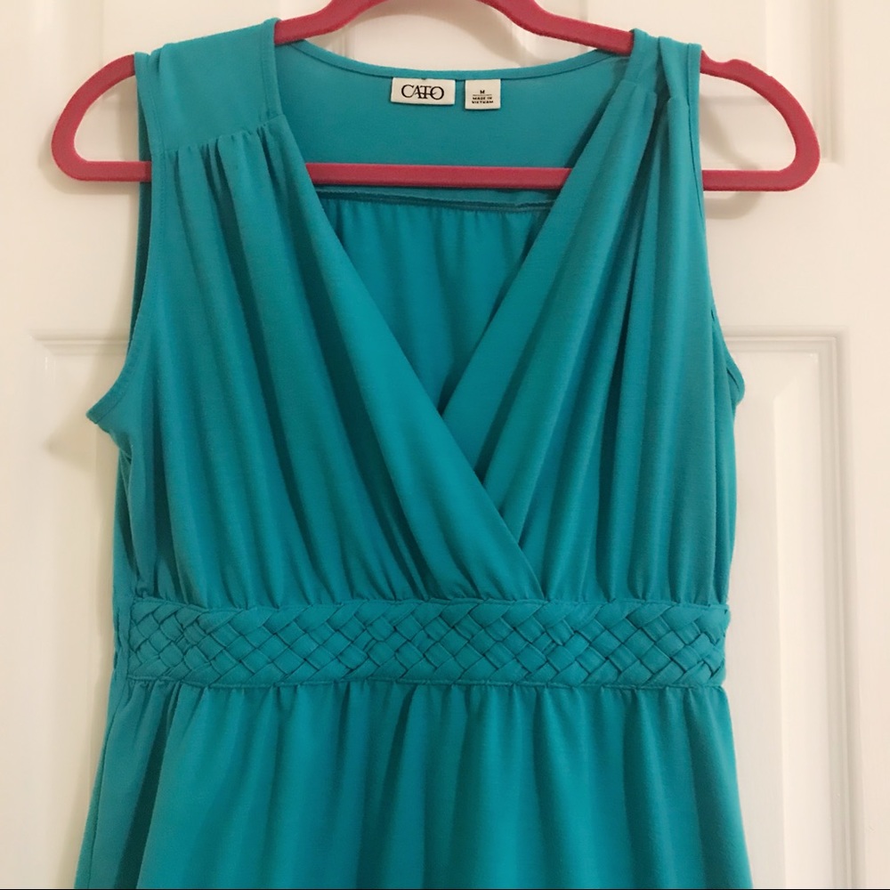 Turquoise summer dress